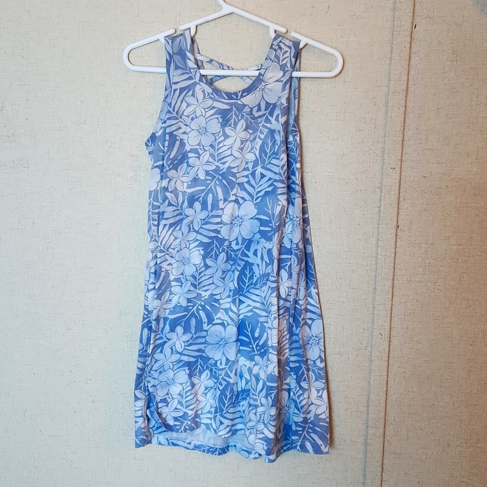 Cross back dress